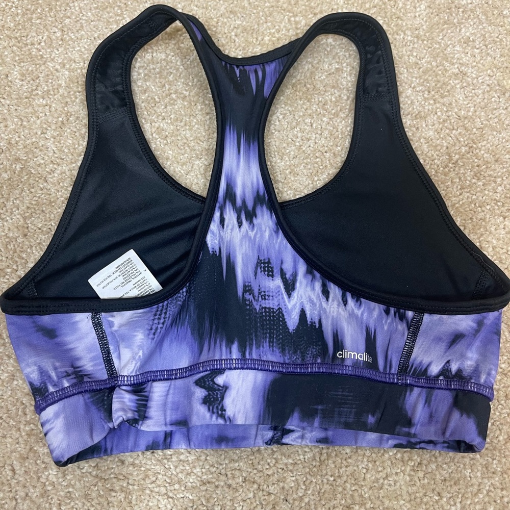 Adidas Techfit size small purple mixed sport bra - Picture 2 of 4